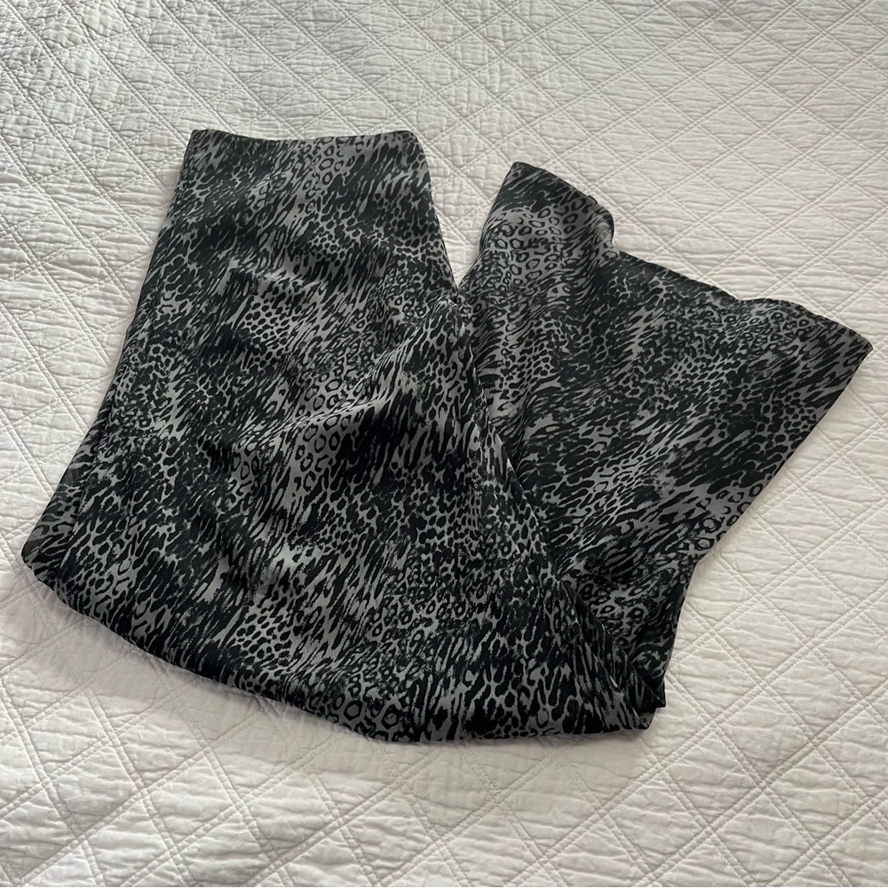NWT Per Una wide leg flowy animal print pants